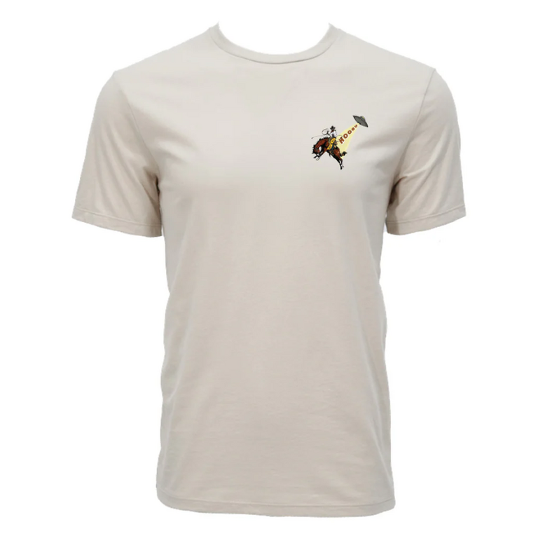 Hooey Hooey Space Rustler SS Shirt - Cream - Space Cowboy