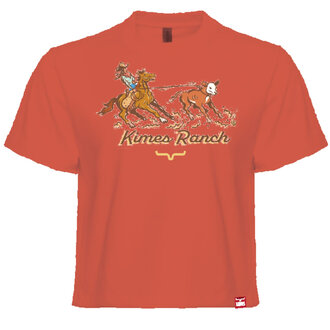 Kimes Kimes Ranch SS Shirt - Orange/Multicolor Lucky B Roper