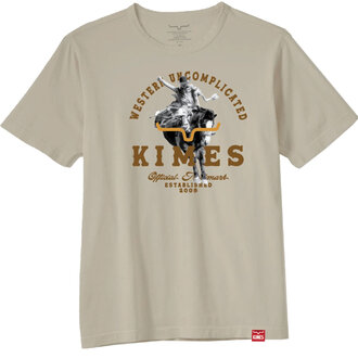 kims Kimes Ranch SS Shirt - Blue/ Tan Western Uncomplicated