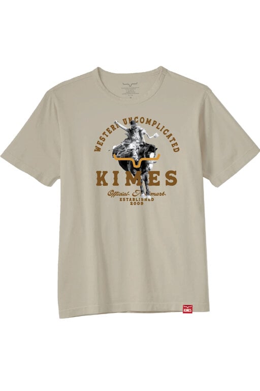 kims Kimes Ranch SS Shirt - Blue/ Tan Western Uncomplicated