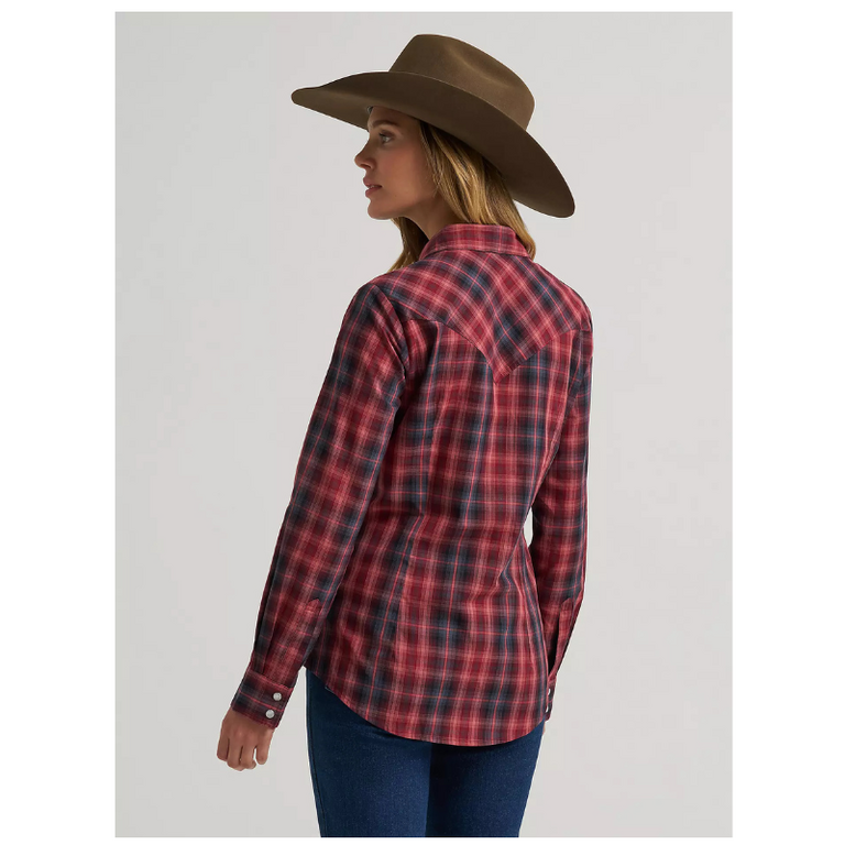 Wrangler Wrangler Retro LS Shirt - Red Snap Plaid