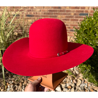 Rodeo King 7X Felt Hat - Red
