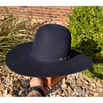 Rodeo King Hat - Open Crown, 10X, 4 1/2 Brim - Sapphire