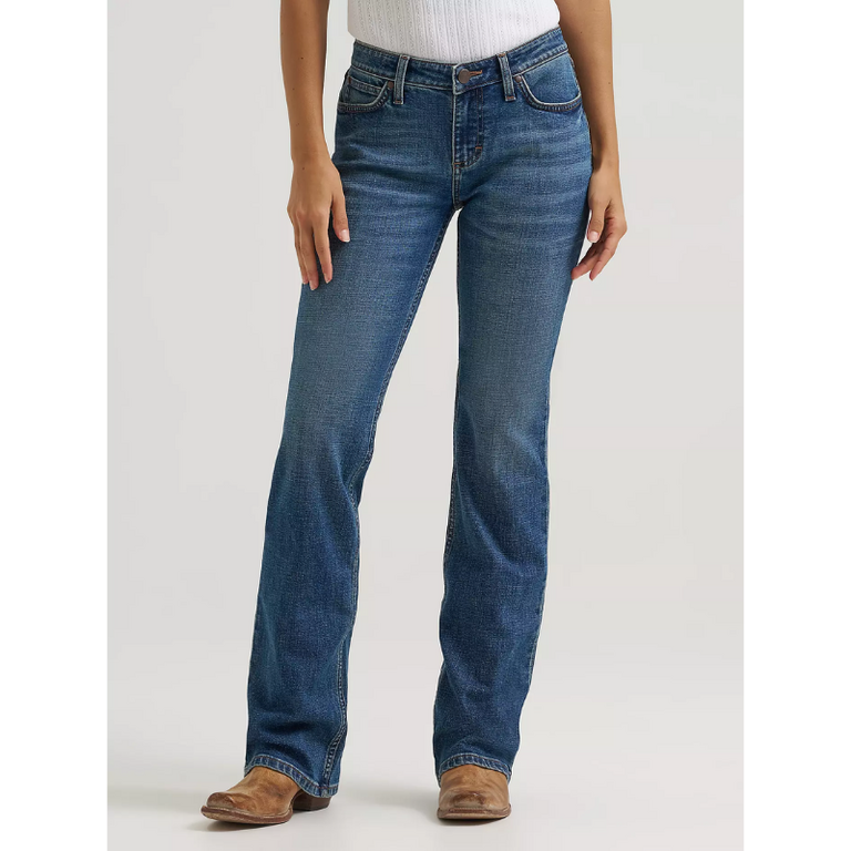 Wrangler Wrangler Retro Mae Mid Rise Boot Cut Jeans