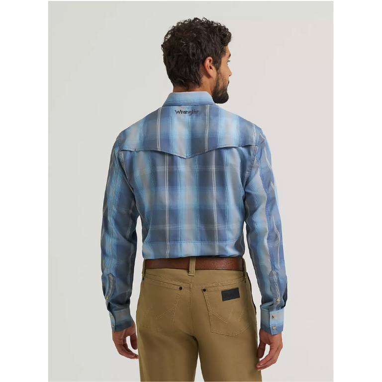 Wrangler Wrangler All Terrain Performance Plaid L/S Snap Shirt
