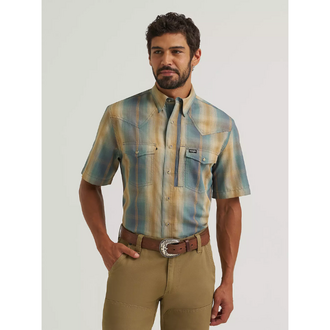 Wrangler Wrangler All Terrain Performance Plaid S/S Snap Shirt