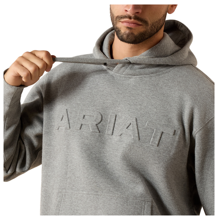 Ariat Ariat Embossed Logo Hoody - Grey