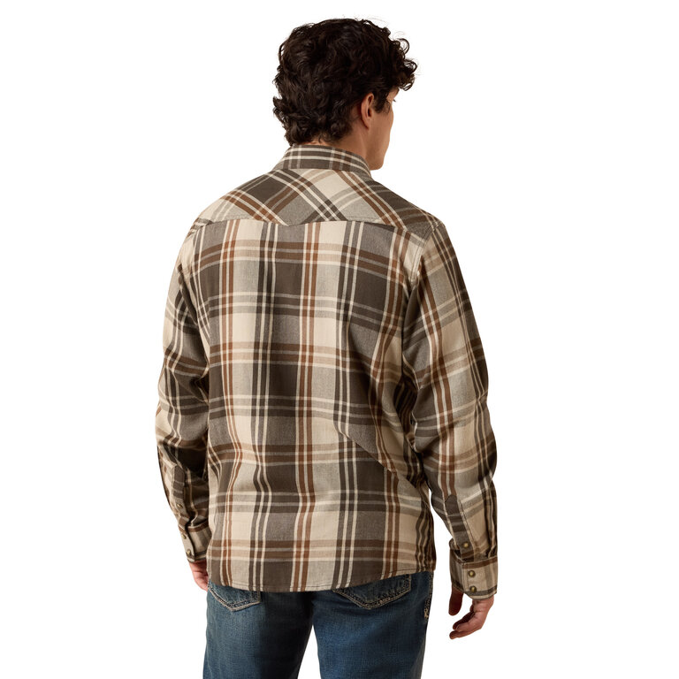 Ariat Ariat Howell Retro Plaid LS Snap Shirt - Dusky Green