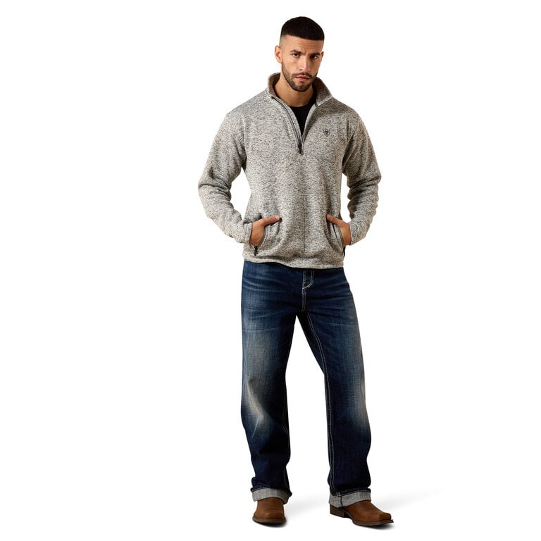 Ariat Ariat Caldwell 1/4 Zip Sweater -Nulla Heather