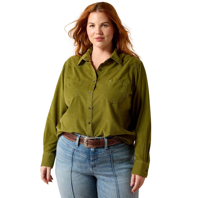 Ariat Ariat Billie Jean LS Shirt - Moss Green