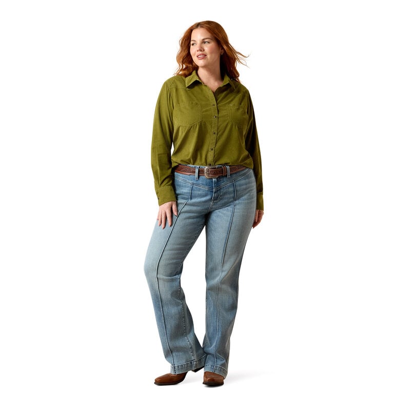 Ariat Ariat Billie Jean LS Shirt - Moss Green