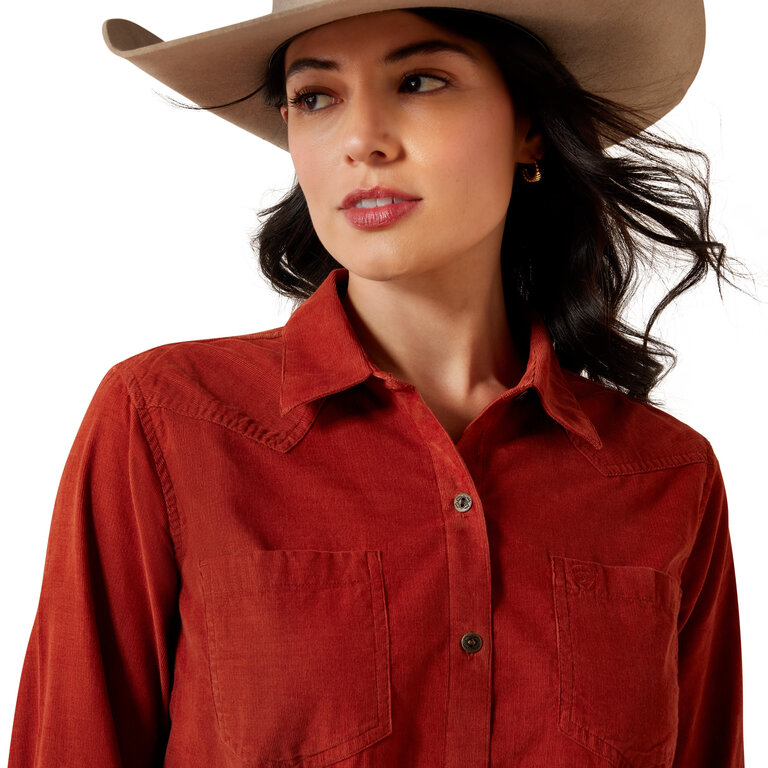 Ariat Ariat Billie Jean LS Shirt - Burnt Henna