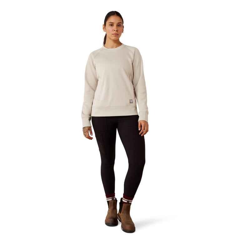 Ariat Ariat Rebar Lightweight Fleece Sweatshirt -Silver Grey Heather