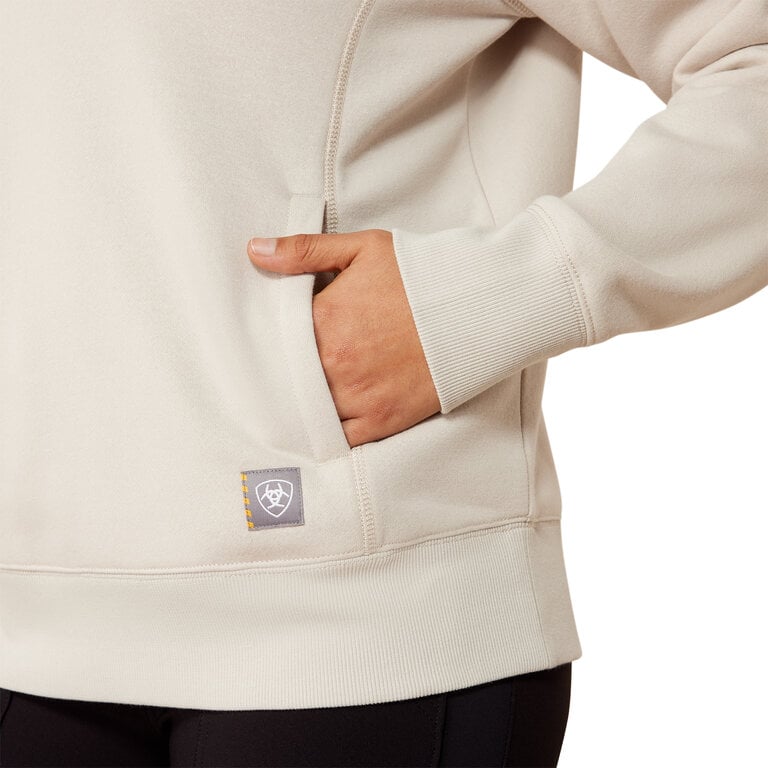 Ariat Ariat Rebar Lightweight Fleece Sweatshirt -Silver Grey Heather