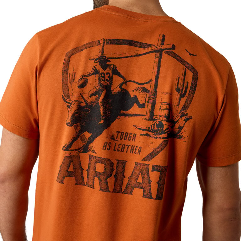 Ariat Ariat Tough As Leather SS Shirt - Bombay Brown