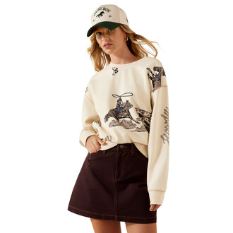 Ariat Ariat Yee Haw Rancher Sweatshirt - Cream