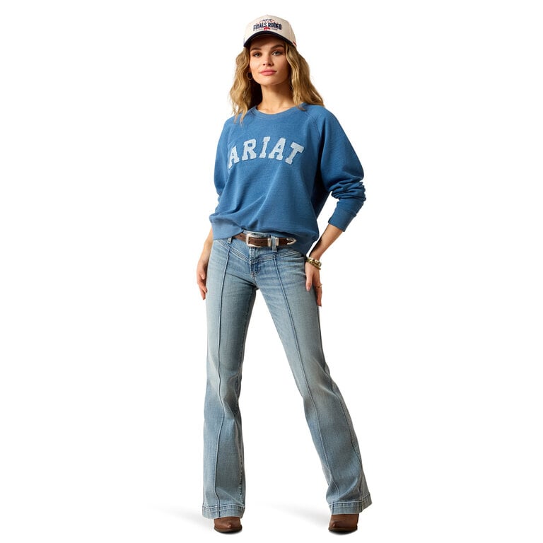 Ariat Ariat Essential Crew Sweatshirt - Indigo Wash