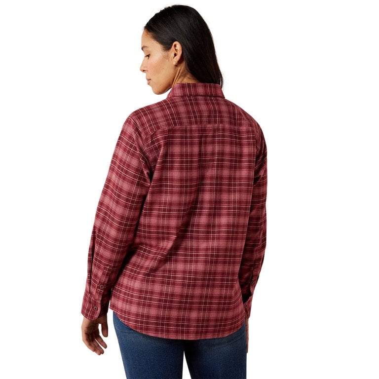 Ariat Ariat Work Rebar Flannel DuraStretch LS Work Shirt - Windsor Wine