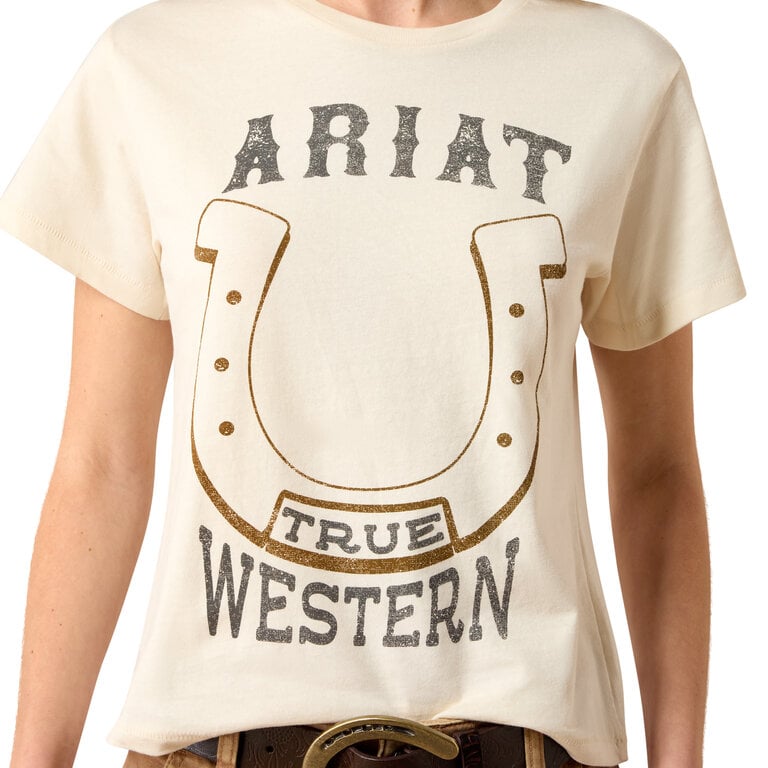 Ariat Ariat True Western SS Shirt -Natural