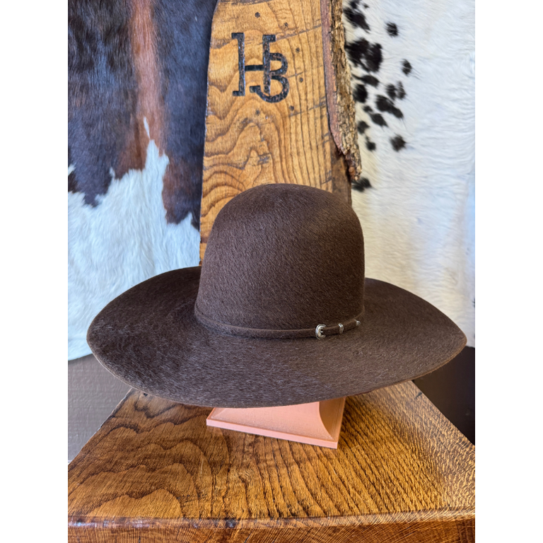 Rodeo King 10X Grizzly Hat - Chocolate