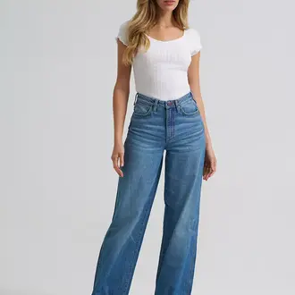 Wrangler Wrangler Retro Bailey High Rise, Wide Leg Jeans