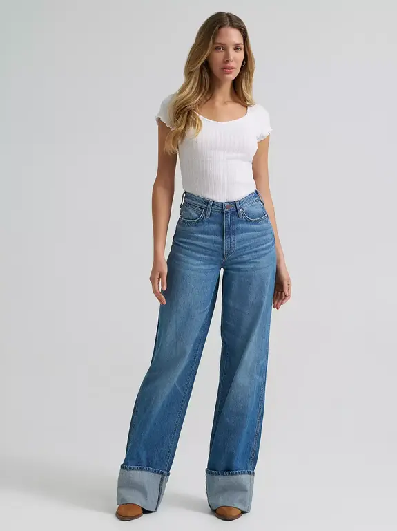 Wrangler Wrangler Retro Bailey High Rise, Wide Leg Jeans