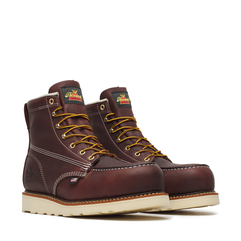 Thorogood Thorogood 6" Black Walnut American Legacy Nano Toe Work Boot