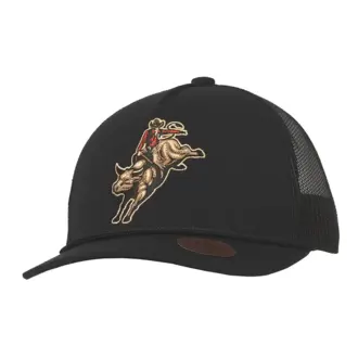 M&F Ranch Craft Original Snap Back Bull Rider Cap - Black