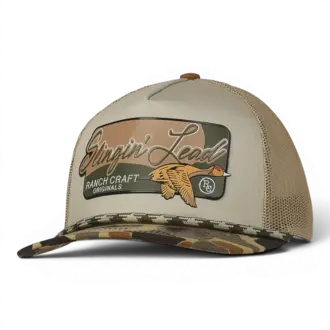 M&F Ranch Craft Originals Slingin' Lead Patch Cap - Camo/Tan/Cream
