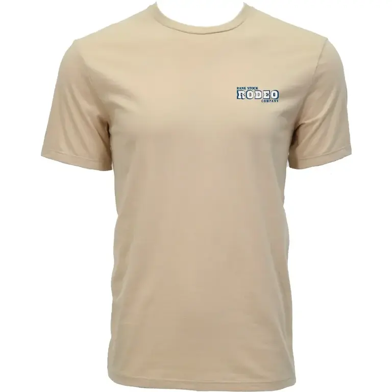 Hooey Hooey Rank Rodeo Company W/Bulll Rider Logo SS Shirt - Tan