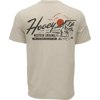 Hooey Hooey Rural Roots Cut Your Own Path SS Shirt - Cream