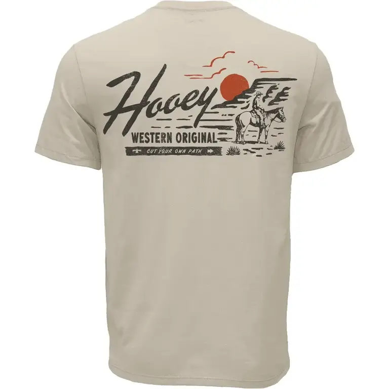 Hooey Hooey Rural Roots Cut Your Own Path SS Shirt - Cream