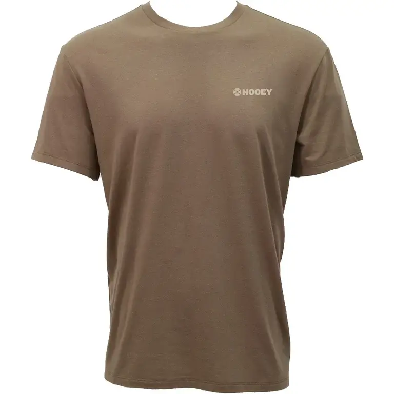 Hooey Hooey Ollie Camo Hooey Logo SS Shirt - Brown