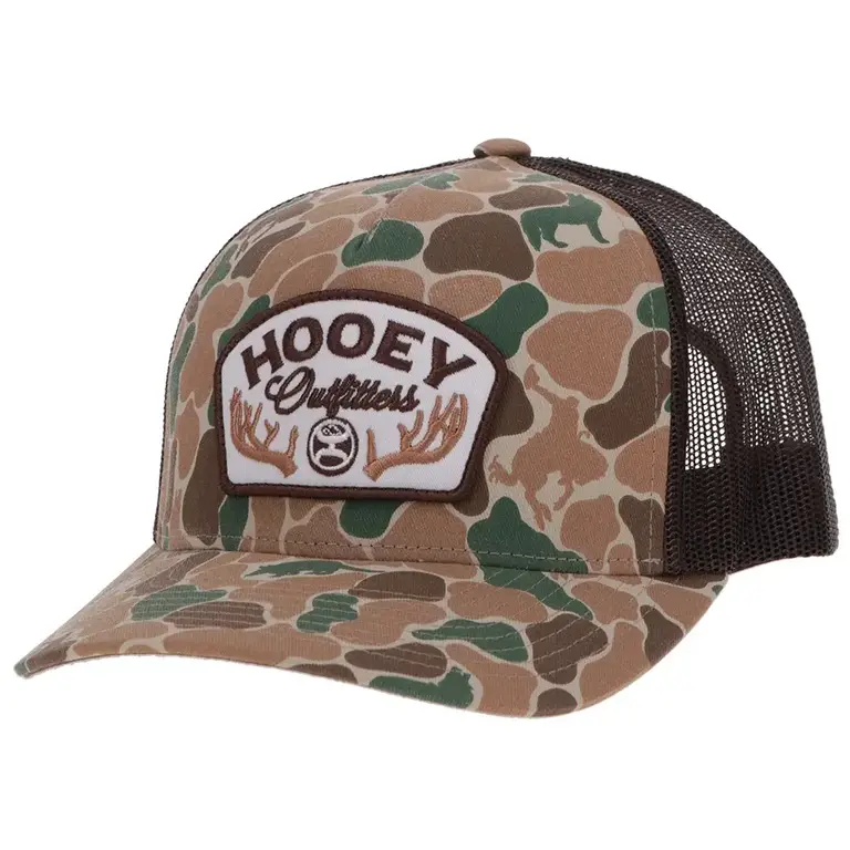 Hooey Hooey Outfitters Patch  Cap - Camo/Brown