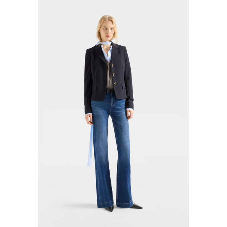 7 For All Mankind 7 For All Mankind Dojo 34" Blueleaf - Rinestone/Multicolor