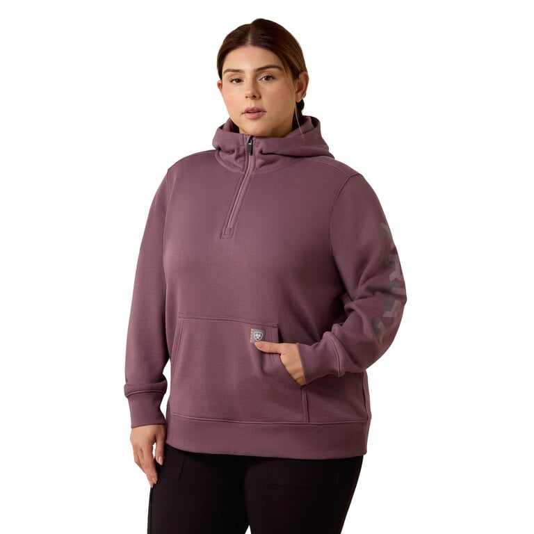 Ariat Ariat Work Rebar Lightweight 1/2 Zip Fleece Hoodie