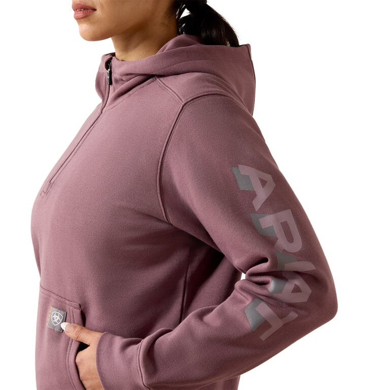 Ariat Ariat Work Rebar Lightweight 1/2 Zip Fleece Hoodie