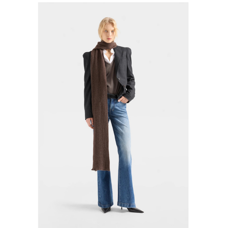 7 For All Mankind 7 For All Mankind Dojo 34" BlueFern - Blue/White