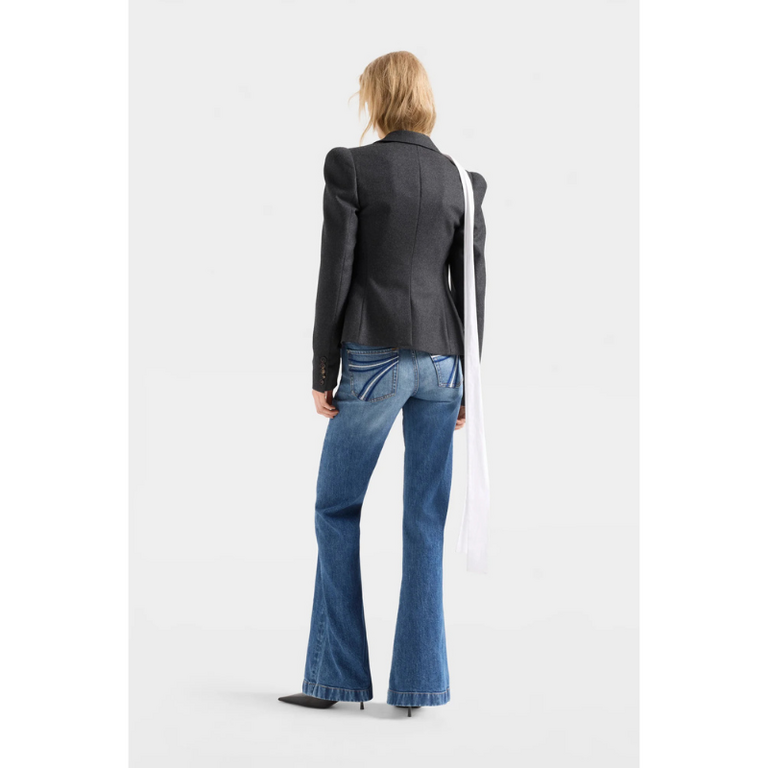 7 For All Mankind 7 For All Mankind Dojo 34" BlueFern - Blue/White