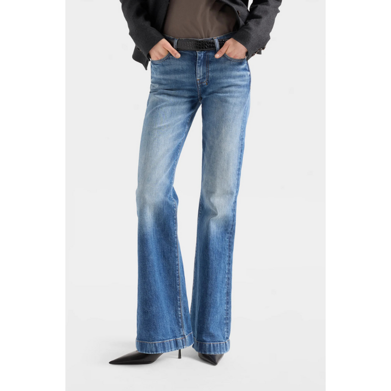 7 For All Mankind 7 For All Mankind Dojo Tailorless 32"  Bluefern - Blue/White