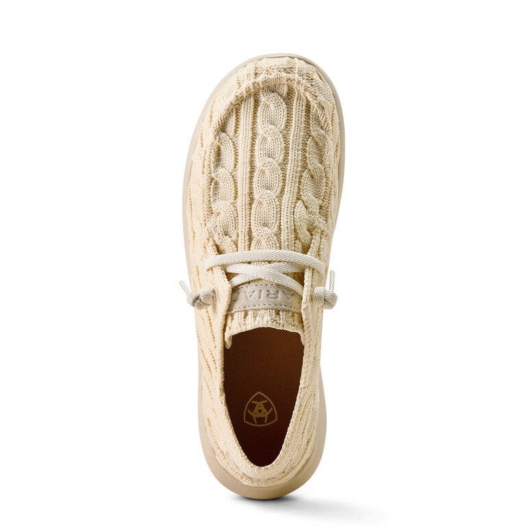 Ariat Ariat Hilo Cream Cable Knit Shoe