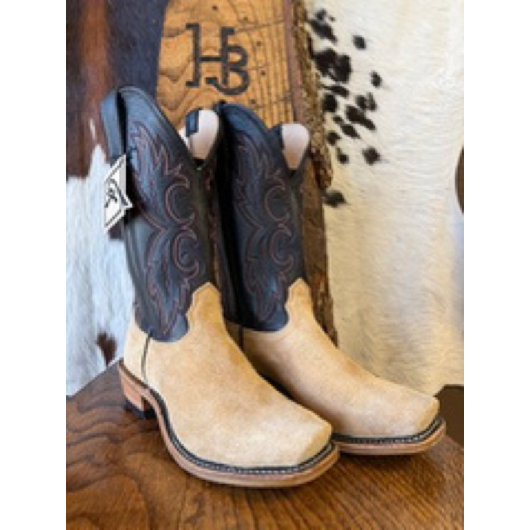 Fenoglio Fenoglio Tan/Black Roughout Boot