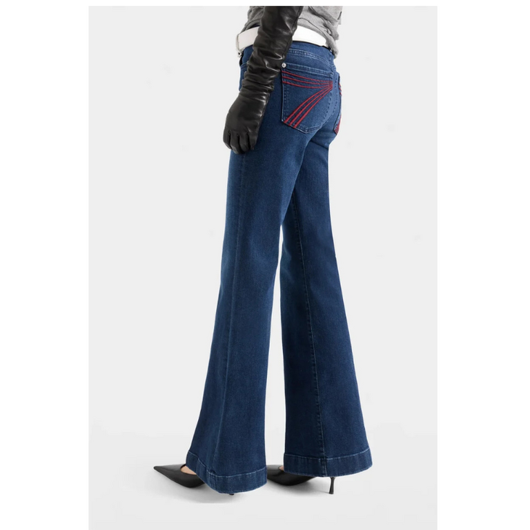 7 For All Mankind 7 For All Mankind Dojo Tailorless 32"  Shadowleaf - Maroon