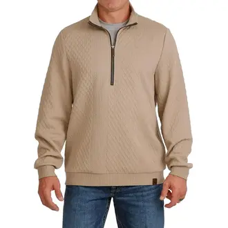 Cinch Cinch 1/2 Zip Stone Pullover