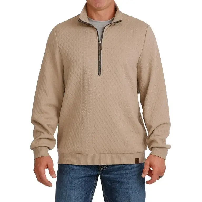 Cinch Cinch 1/2 Zip Stone Pullover