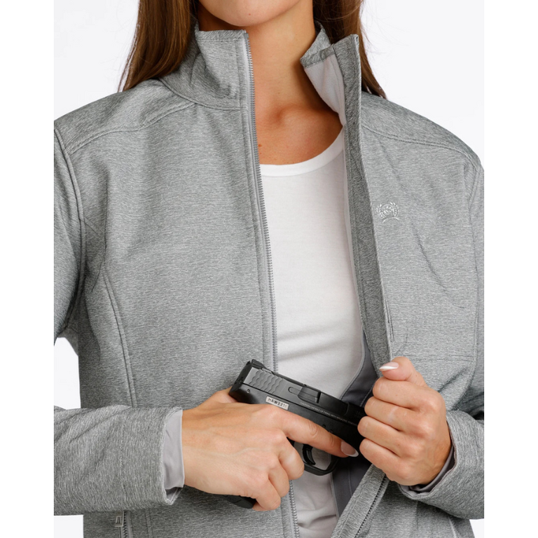 Cinch Cinch Storm Defense, Concealed Carry Pocket Bonded Jacket - Gray