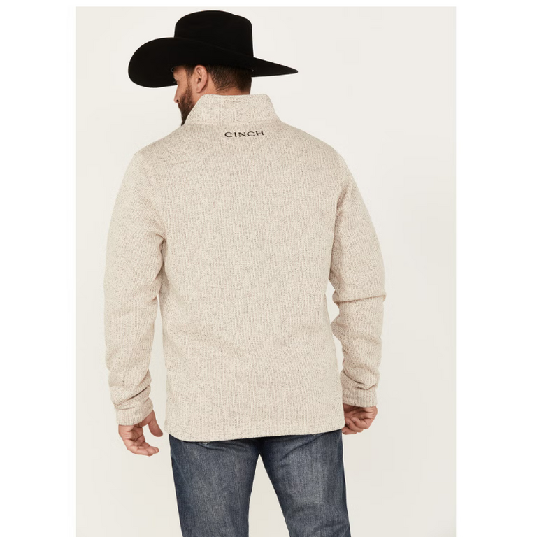 Cinch Cinch 1/4 Zip Sweater - Stone