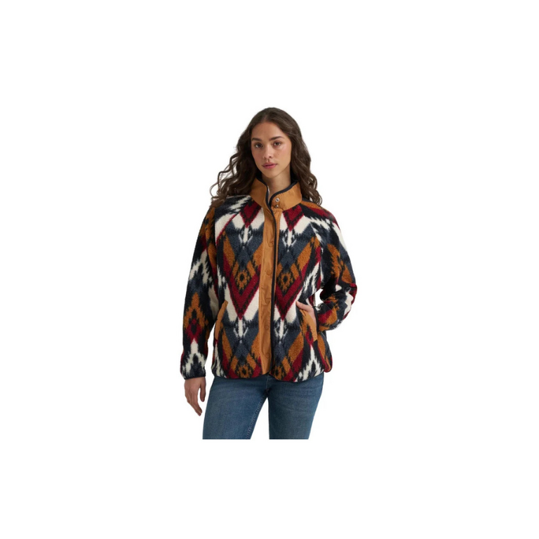 Wrangler Wrangler Retro Hay Away Aztec Sherpa LS Jacket