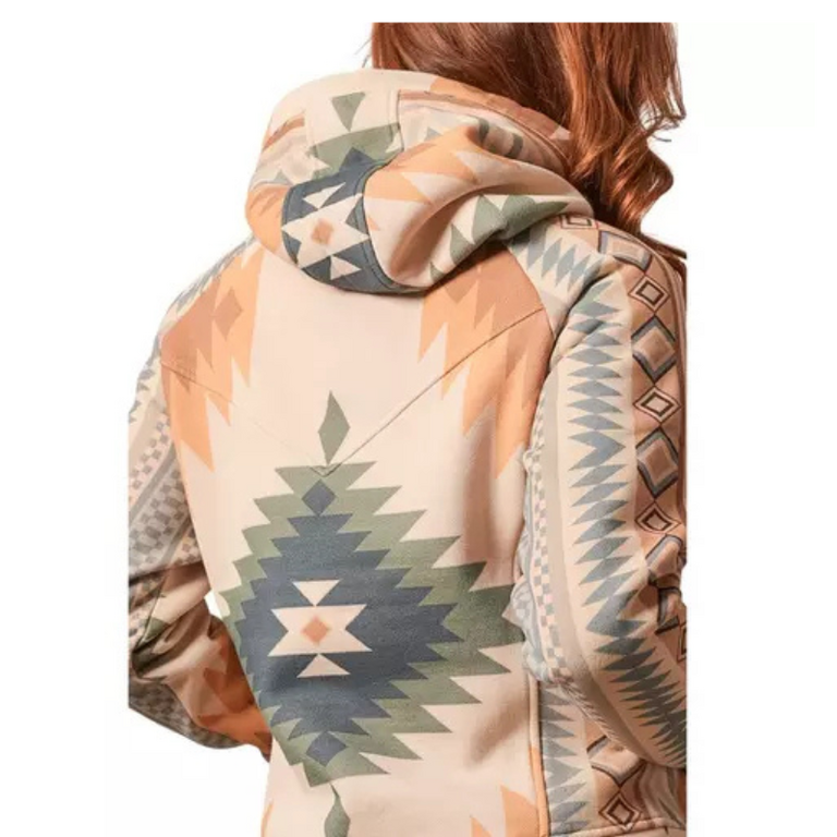 Kimes Kimes Ranch Ella Aztec Print Hoodie - Sand