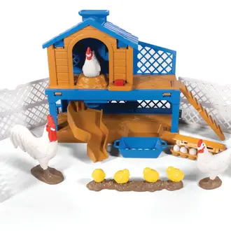 Big Country Toys Big Country Toys Chicken Coop Playset - 11 Piece